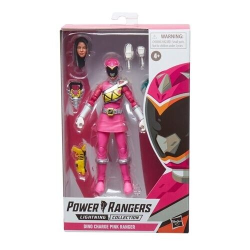 NEW SEALED 2022 Power Rangers Lightning Collection Dino Charge Pink Figure