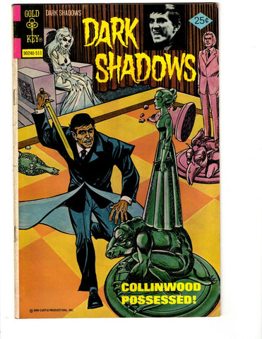 Dark Shadows #34 ORIGINAL Vintage 1975 Gold Key Comics Colinwood Posessed