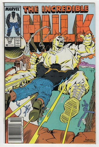 Incredible Hulk #348 ORIGINAL Vintage 1988 Marvel Comics 