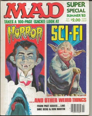 ORIGINAL Vintage Summer 1983 Mad Magazine Super Special Yoda Dracula