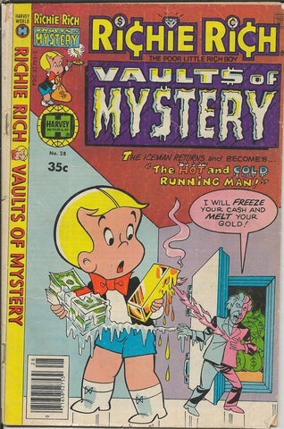 Richie Rich Vault of Mystery #28 ORIGINAL Vintage 1979 Harvey Comics 