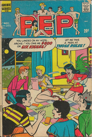 Pep Comics #271 ORIGINAL Vintage 1972 Archie Comics GGA Betty Veronica