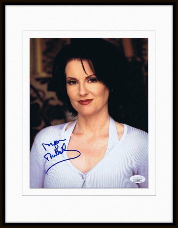 Megan Mullally Signed Framed 11x14 Photo Display JSA Will and Grace Karen