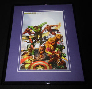 Marvel Zombies Hardcover Framed 11x14 Poster Display Captain America Hulk