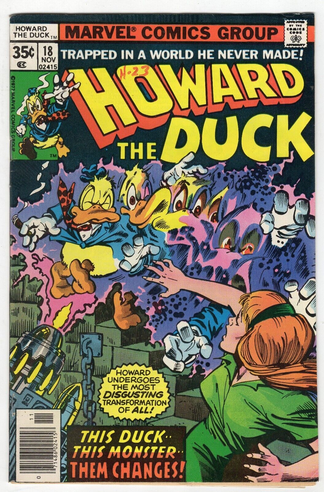 Howard the Duck #18 VINTAGE 1977 Marvel Comics