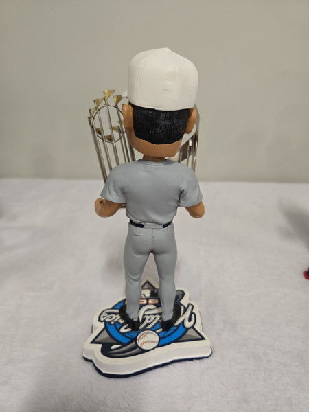 Derek Jeter 2000 Forever Collectibles Bobblehead 21/300 Yankees w/ Trophies