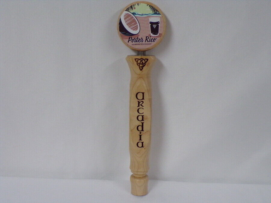 ORIGINAL Porter Rico Arcadia Beer Tap Handle 