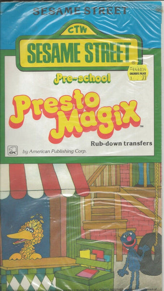 VINTAGE SEALED 1981 Presto Magix Sesame Street Grover Big Bird