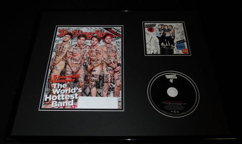 5 Seconds of Summer 16x20 Framed CD & 2016 Rolling Stone Cover Display