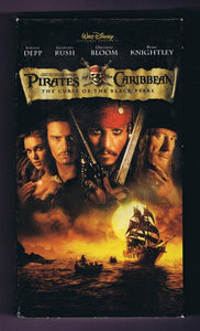 Pirates of the Caribbean: The Curse of the Black Pearl VINTAGE VHS Cassette 