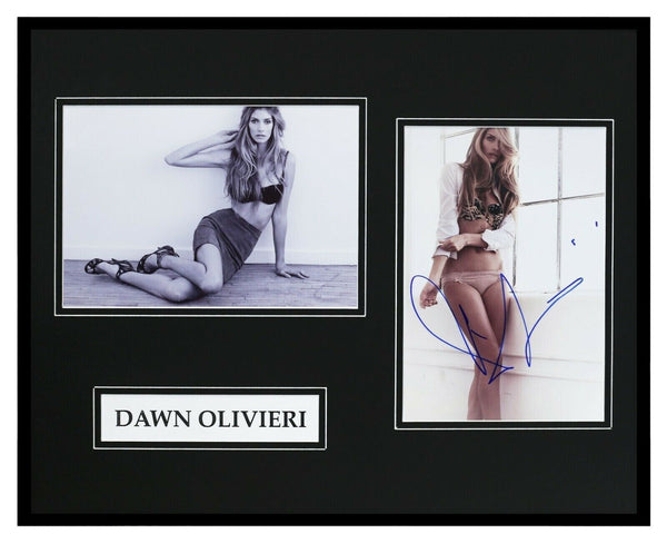 Dawn Olivieri Signed Framed 16x20 Lingerie Photo Set AW House of Lies