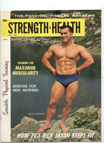 VINTAGE May 1961 Strength & Health Magazine Rick Jason