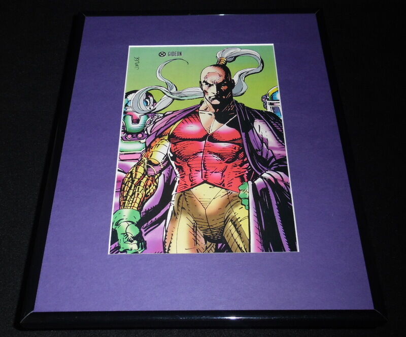 Gideon X Men Marvel Masterpiece ORIGINAL 1992 Framed 11x14 Poster Display 