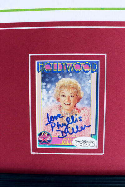 Phyllis Diller Signed Framed 18x24 8 on the Lam Poster Display JSA