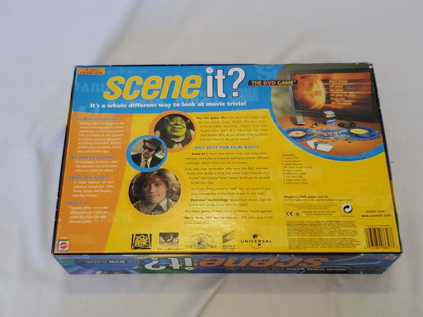 VINTAGE 2003 Mattel Scene It DVD Board Game