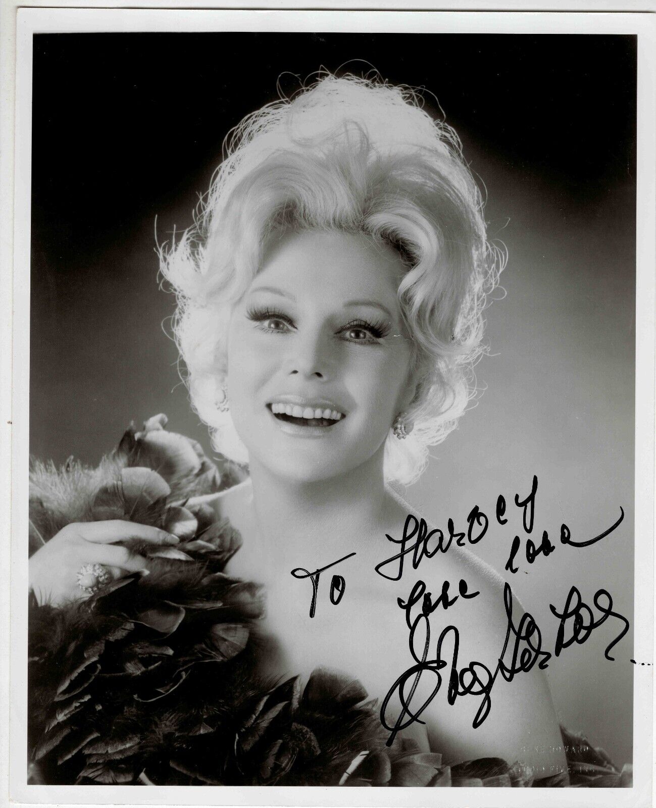 Eva Gabor Signed 8x10 Photo JSA Green Acres G