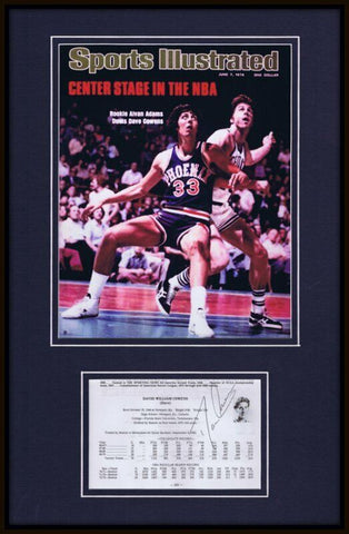 Dave Cowens Signed Framed 11x17 Photo Display Suns Florida State