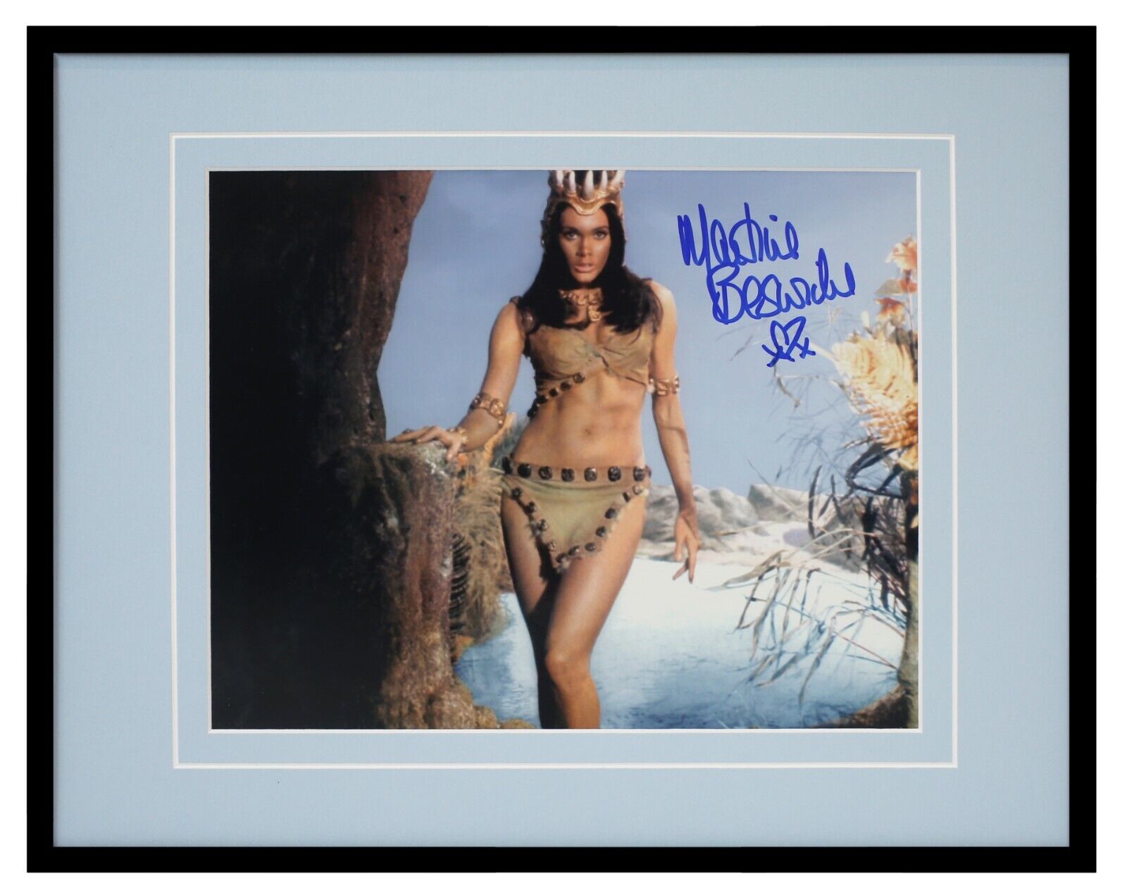 Martine Beswick Signed Framed 11x14 Photo Display AW James Bond Girl