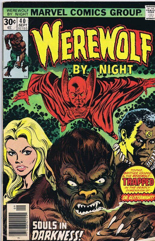 Werewolf By Night #40 ORIGINAL Vintage 1976 Marvel Comics 