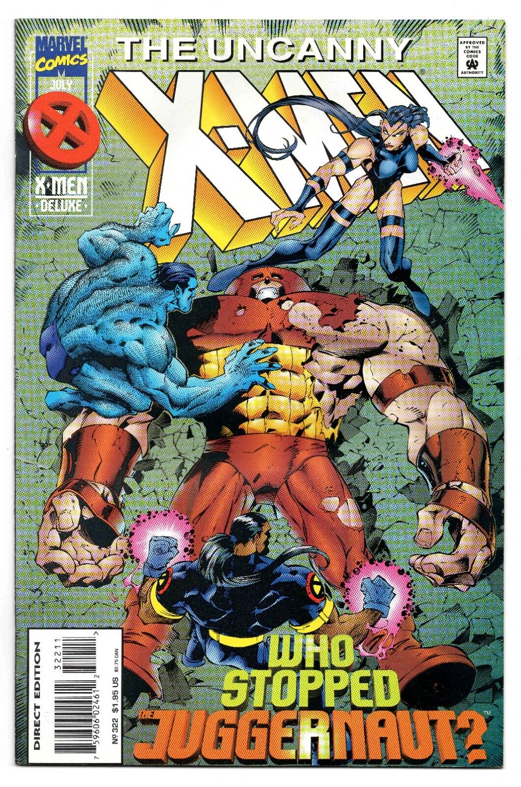 Uncanny X-Men #322 VINTAGE 1995 Marvel Comics