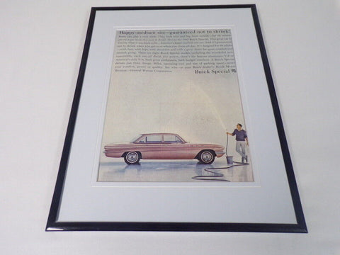 1962 Buick Special Framed 11x14 ORIGINAL Vintage Advertisement 