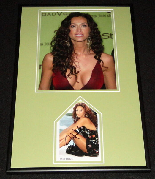 Sofia Milos Signed Framed 12x18 Photo Display CSI Miami The Ladies Man