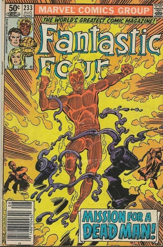 Fantastic Four #233 ORIGINAL Vintage 1981 Marvel Comics Human Torch