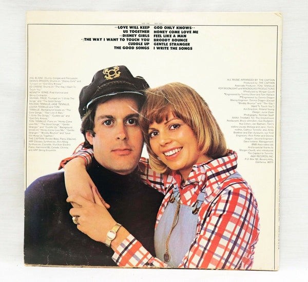 1974 Captain & Tennille Love Will Keep Us Together Vinyl Record Album SP-4552