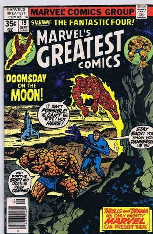 Marvel's Greatest Comics #79 VINTAGE 1978 Marvel Fantastic Four 