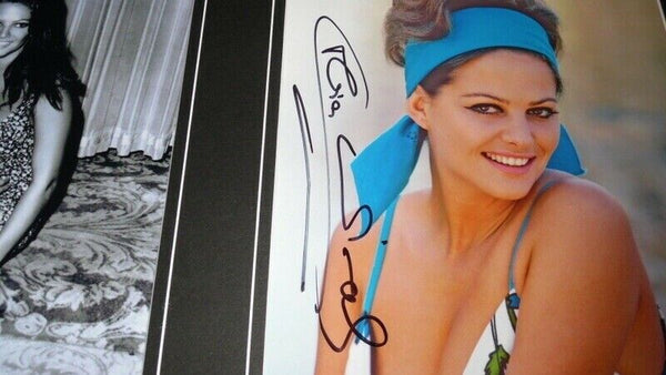 Claudia Cardinale Signed Framed 16x20 Photo Display