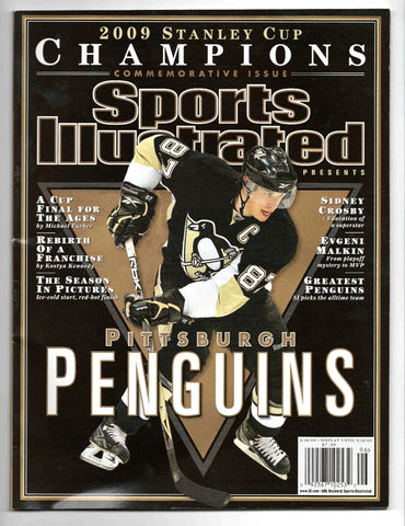 VINTAGE 2009 Sports Illustrated Pittsburgh Penguins Stanley Cup Commemorative