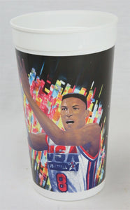 VINTAGE 1992 McDonald's Dream Team USA Scottie Pippen Plastic Cup