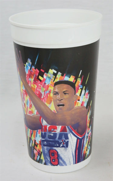 VINTAGE 1992 McDonald's Dream Team USA Scottie Pippen Plastic Cup