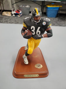 Danbury Mint Pittsburgh Steelers Statue Jerome Bettis