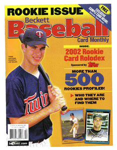 Feb 2003 Beckett Baseball Magazine #215 Joe Mauer