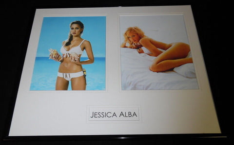 Jessica Alba Framed 16x20 Photo Display Ursula Andress Pose