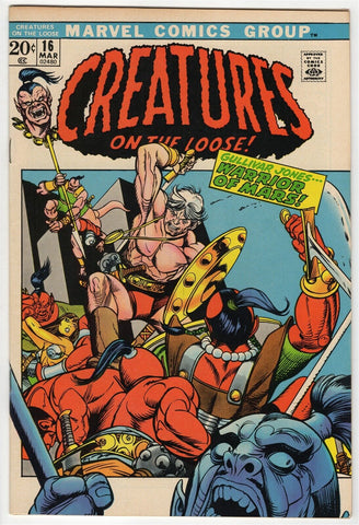 Creatures on the Loose #16 ORIGINAL Vintage 1972 Marvel Comics