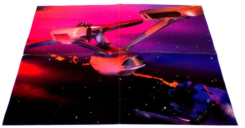 ORIGINAL Vintage 1984 Starlog Alien / Star Trek II 16x21" Double Sided Poster