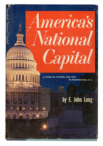 VINTAGE 1959 America's National Capital Guide to DC John Long Hardcover Book 