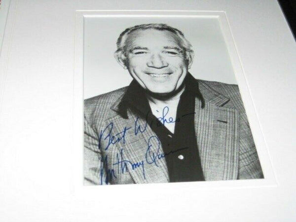 Anthony Quinn Facsimile Signed Framed Photo Display Lawrence of Arabia