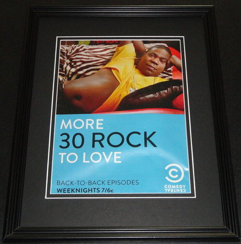 30 Rock 2011 Framed 11x14 ORIGINAL Vintage Advertisement Tracy Morgan