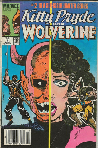 Kitty Pryde and Wolverine #2 ORIGINAL Vintage 1984 Marvel Comics 