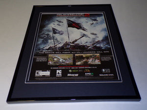 Supreme Commander 2 2010 XBox Framed 11x14 ORIGINAL Advertisement