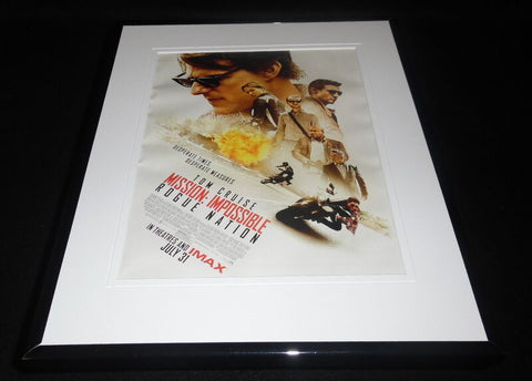 Mission Impossible Rogue Nation 2015 Framed 11x14 Advertisement Tom Cruise