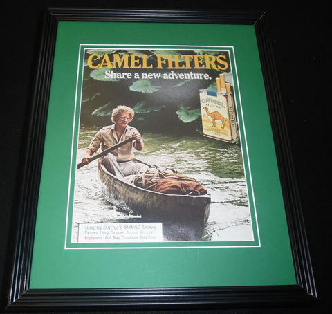 1987 Camel Filters Cigarettes Framed 11x14 ORIGINAL Vintage Advertisement B