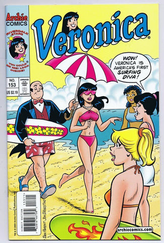 Veronica #153 ORIGINAL Vintage 2004 Archie Comics GGA Bikini Cover Good Girl Art