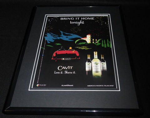 2016 Cavit Wine 11x14 Framed ORIGINAL Advertisement B