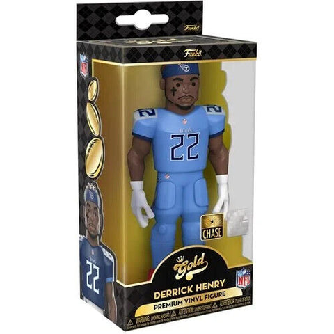 NEW SEALED 2022Funko Gold NFL Titans Derrick Henry 5" Action Figure CHASE