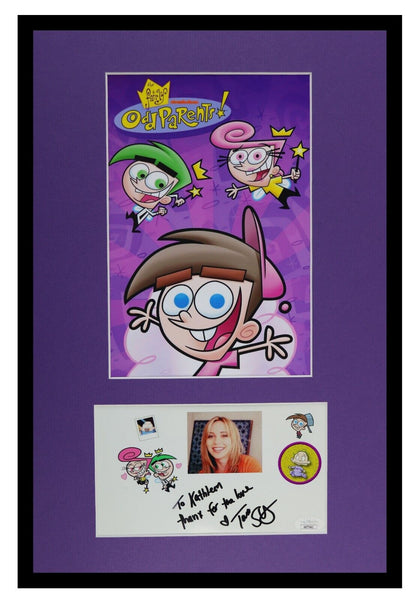 Tara Strong Signed Framed 12x18 Fairly Oddparents Poster Display JSA