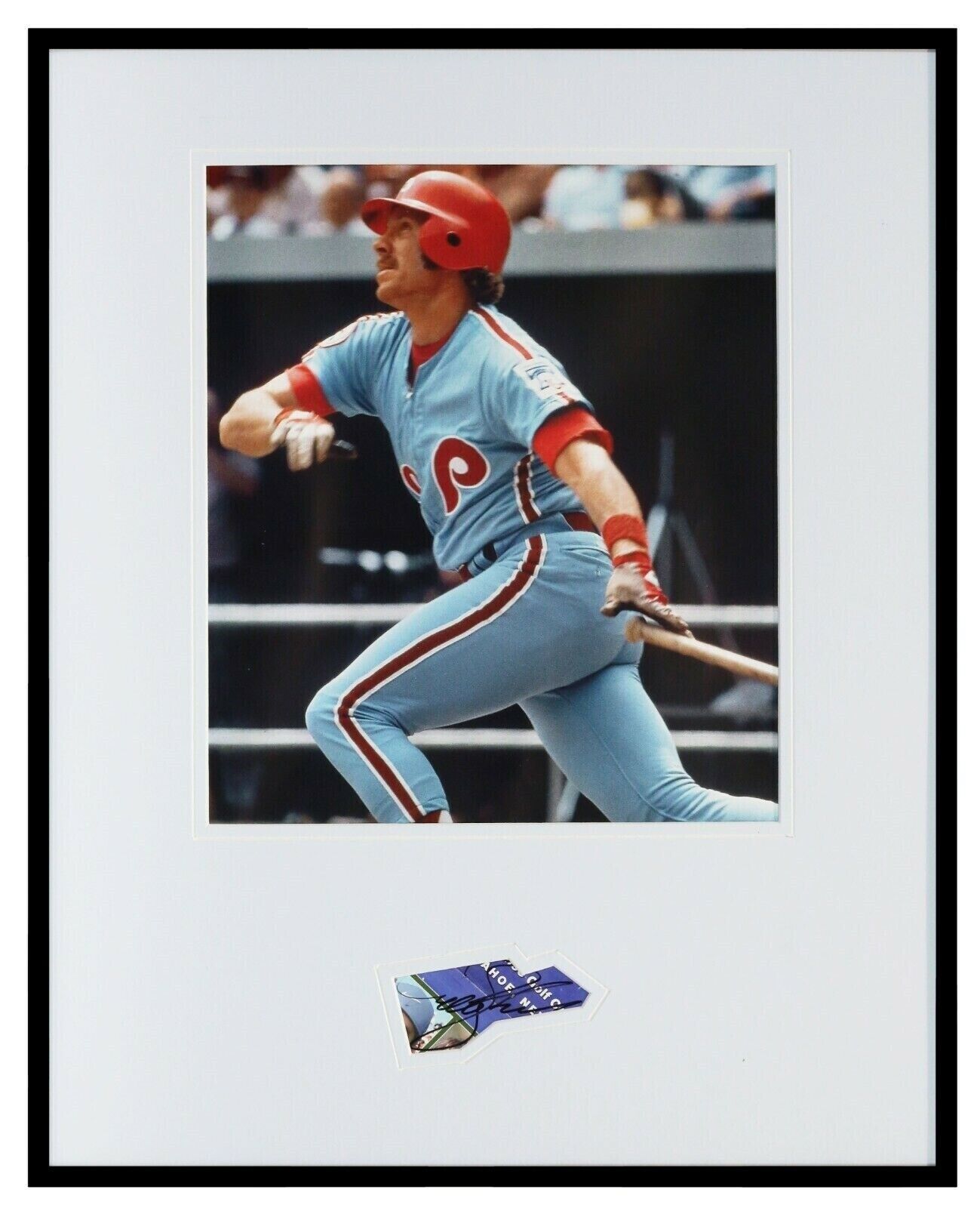 Mike Schmidt Signed Framed 16x20 Photo Display Philadelphia Phillies